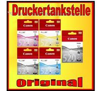 Originale Cartucce Canon Pixma Pgi-520Bk Cli-521Cmy Bk Ip3600 Ip4700 Mp540 Mp550