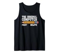Originale Computer Matita Divertente Tech Amante Coder Uomini Donne Canotta