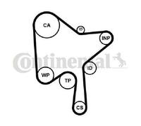 Pompa dell'acqua + kit cinghia di distribuzione CONTINENTAL CT1189WP1