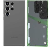 Originale Coperchio della Batteria, Parte Posteriore, Coperchio della Batteria per Samsung Galaxy S23 Ultra S918B, colore: Grigio grafite/Obiettivo della Fotocamera/Pellicola Adesiva