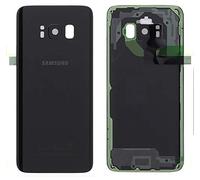 Originale Coperchio della batteria, parte posteriore, coperchio della batteria per Samsung galaxy S8 G950F Nero /obiettivo della fotocamera / pellicola adesiva