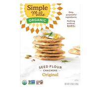 Originale Crackers Biologico Seme Farina 126ml (Contenitore Da 6) Semplice Mills