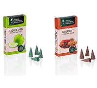Originale Crottendorfer Räucherkerzen incenso taglia M in fruttato e profumi fiorito per tutte le stagioni - Made in Germany, 2 pezzi