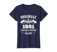 Originale dal 1981 Regalo 39 Anni Compleanno Maglietta, Donna, Navy, S