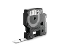 DYMO D1 etichette durevoli originali | 12 mm x 5 mm | stampa bianca su nero | etichette autoadesive che durano sulle superfici impegnative | per etichettatrice LabelManager | 1 Pezzo