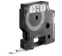 Dymo d1 - standard etichette - nero su bianco - 9mm x 7m