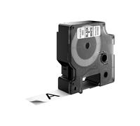 Dymo d1 - standard etichette - nero su bianco - 19mm x 7m