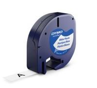 Dymo 12mm letratag plastic tape nastro per etichettatrice