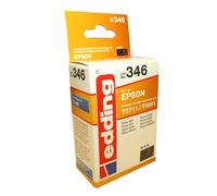 Originale edding Inchiostro Cartuccia 346 per Epson T0711 Stylus D78 D92 D120