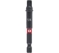 Originale Einhell adattatore per chiave a bussola (acciaio CrV, attacco da 1/4", lunghezza 65 mm, fosfatato al manganese, resistente agli urti, zona di torsione)