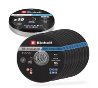 Originale Einhell Dischi da taglio per metallo 10 pezzi Ø 125 mm in latta