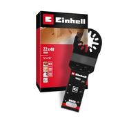 Originale Einhell lama per sega a immersione in acciaio al carbonio per legno (finitura PTFE, dentatura legno, profondità 48 mm, scala mm/pollici, cambio rapido)