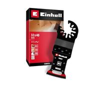 Original Einhell lama per sega a immersione in acciaio al carbonio per legno (larghezza 32 mm, profondità 40 mm, rivestimento PTFE, taglio curvo, cambio rapido)