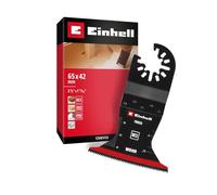 Originale Einhell lama per sega a immersione in acciaio al carbonio per legno (larghezza 65 mm, profondità 42 mm, rivestimento PTFE, dentatura legno, taglio curvo, cambio rapido)