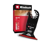 Originale Einhell lama per sega a immersione in acciaio al carbonio per legno (larghezza 65 mm, profondità 42 mm, rivestimento PTFE, dentatura giapponese, taglio curvo, cambio rapido)