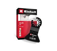 Originale Einhell raschietto rigido 52 mm (acciaio al carbonio resistente, funzione di cambio rapido con dorso aperto, adatto ai multiutensili)
