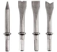 Originale Einhell Set 4 scalpelli (scalpello piatto, a punta, rivettatore, troncatore, per TC-PC 45)