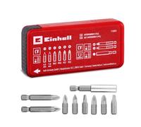 Originale Einhell Set Bit-Spender 9 pz LS (inserti 25/50 mm, marcatura, portainserti magnetico, cromo-vanadio, custodia, compatibile con trapani/avvitatori)
