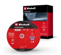 Originale Einhell Set Di 3 Pezzi Di Dischi Da Taglio Sottili per Metallo, 230 Mm