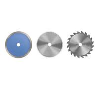 Einhell 4502128 set 6 lame per mini sega circolare ø85x10mm per piastrelle legno