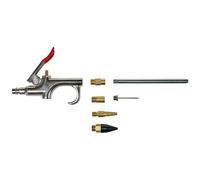 Originale Einhell Set pistola per compressore (incl. pistola per soffiaggio, ago per pallone, adattatore per materassino, adattatore universale)