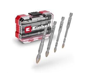 Originale Einhell XS-CASE set di punte per piastrelle in metallo duro da 4 pezzi