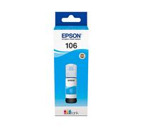 ORIGINALE EPSON 106 Ecotank Cyano Ink Bottle Ciano