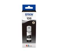 ORIGINALE EPSON 106 Ecotank Photo Nero Ink Bottle Nero per foto