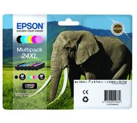 ORIGINALE EPSON C13T24384010 Nero, Ciano, Ciano chiaro, Magenta chiaro, Magenta, Giallo
