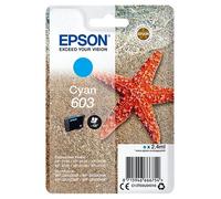 ORIGINALE Epson Cartuccia d'inchiostro ciano C13T03U24010 603 130 pagine