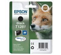 ORIGINALE Epson Cartuccia d'inchiostro nero C13T12814012 T1281 170 pagine 59ml