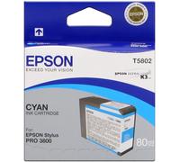 Stylus Pro 3800 Epson T5802 Cartuccia d'inchiostro ciano Originale C13T580200