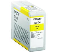 ORIGINALE Epson Cartuccia d'inchiostro giallo C13T850400 T8504 80ml mod. C13T85