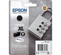 ORIGINALE Epson Cartuccia d'inchiostro nero C13T35914010 35XL ~2600 Pagine 41,2m