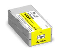 Originale EPSON GJIC5(Y) Cartuccia d'inchiostro - Compatibile con ColorWorks C831 - C13S020566 Giallo
