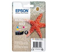 Epson Cartucce Originali per Stampante Getto d'Inchiostro, 3 Colori Ciano, Magenta, Giallo , Standard, Pack Standard