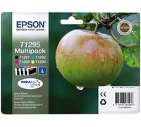 ORIGINALE Epson Multipack nero / ciano / magenta / giallo C13T12954012 T1295 4 cartucce d'inchiostro: T1291 + T1292 + T1293 + T1294
