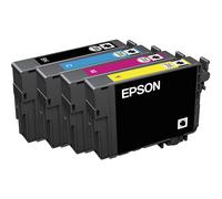 ORIGINALE Epson Multipack nero / ciano / magenta / giallo C13T18164012 18 XL 4 cartucce d'inchiostro XL: T1811 + T1812 + T1813 + T1814