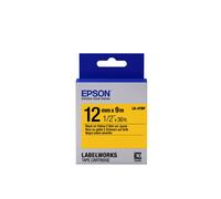 ORIGINALE Epson Nastro Nero su giallo LK-4YBP C53S654008