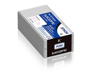 ORIGINALE EPSON Sjic22P: Ink Cartridge For Colorworks C3500 Nero