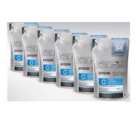 ORIGINALE EPSON Ultrachrome Ds Cyano T741200 (1Lx6Packs) Ciano