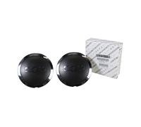 Originale Fiat 2x Coprimozzo Copricerchio Alufelge Nero Cromo 500 51884863