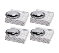 Originale Fiat 4x Coprimozzo Copricerchio Alufelge Cromo 500 Abarth 51888656