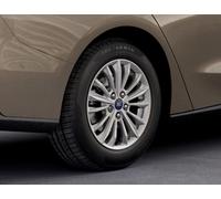 Originale Ford Cerchi in lega 16" a 15 razze, Sparkle Silver