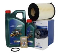Originale Ford Filtro Olio Set + 6L 0W30 D per Focus 3 C-Max 2 Kuga 2 2.0 TDCI