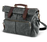 Originale Harley-Davidson Borsa Messenger In Tela Cerata E Sissy Bar 93300116