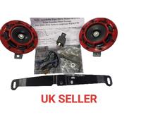 Originale HELLA 12v Rosso Griglia Doppio Clacson Subaru 2008-2014 + Montaggio