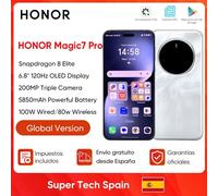 Originale Honor Magic 7 Pro Smartphone Snapdragon 8 Elite Android 15.0 Dual Sim 6.8 "OLED 120HZ 100W fotocamera da 200mp a ricarica rapida 12GB 512GB LunarShadow