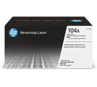 Originale HP 104A - Alta capacità, Compatibile con Neverstop Laser 1000, 1020, 1200, OEM 104A Nero