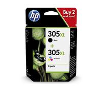 Originale HP 305Xl 2 Pz Nero, Ciano, Magenta, Giallo